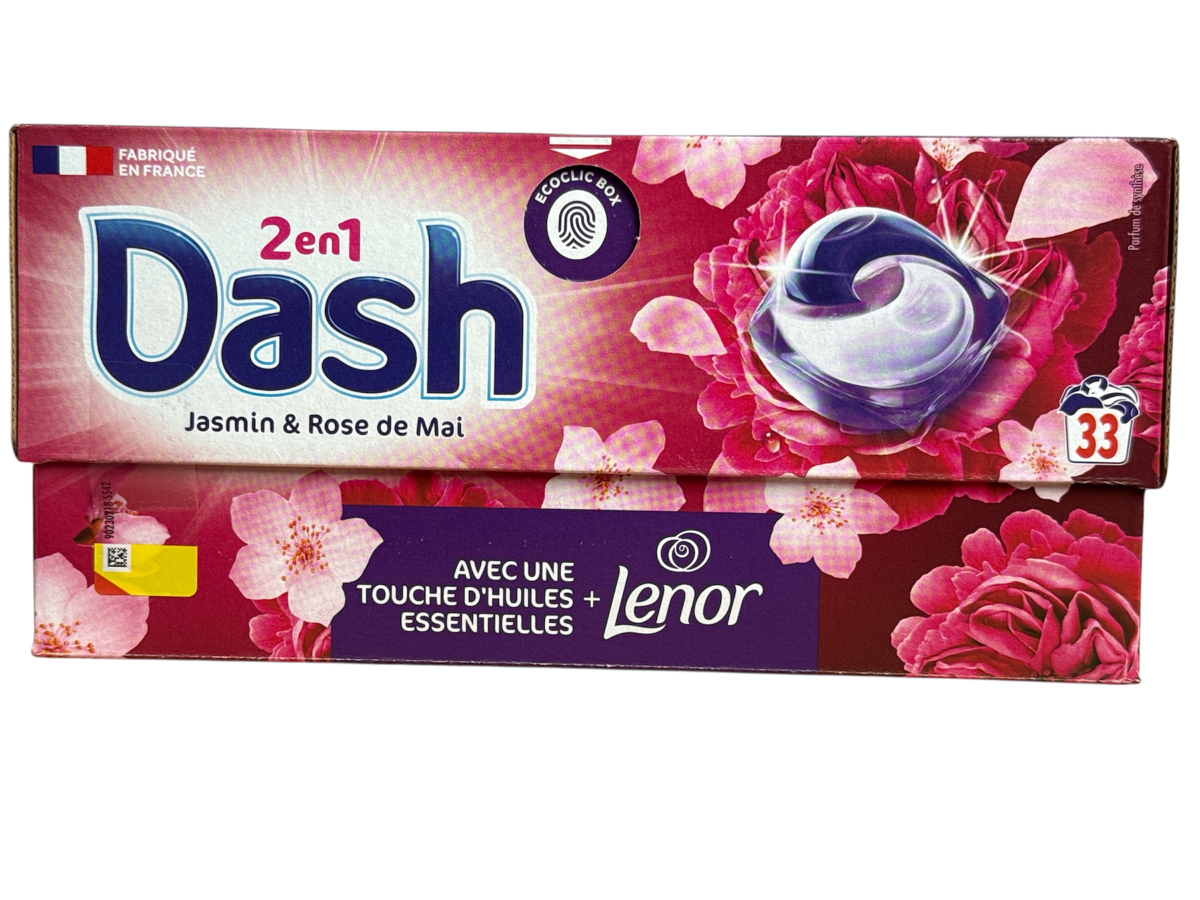 DASH PODS JASMIN & ROSE DE MAI 33 LAVAGES – Image 1