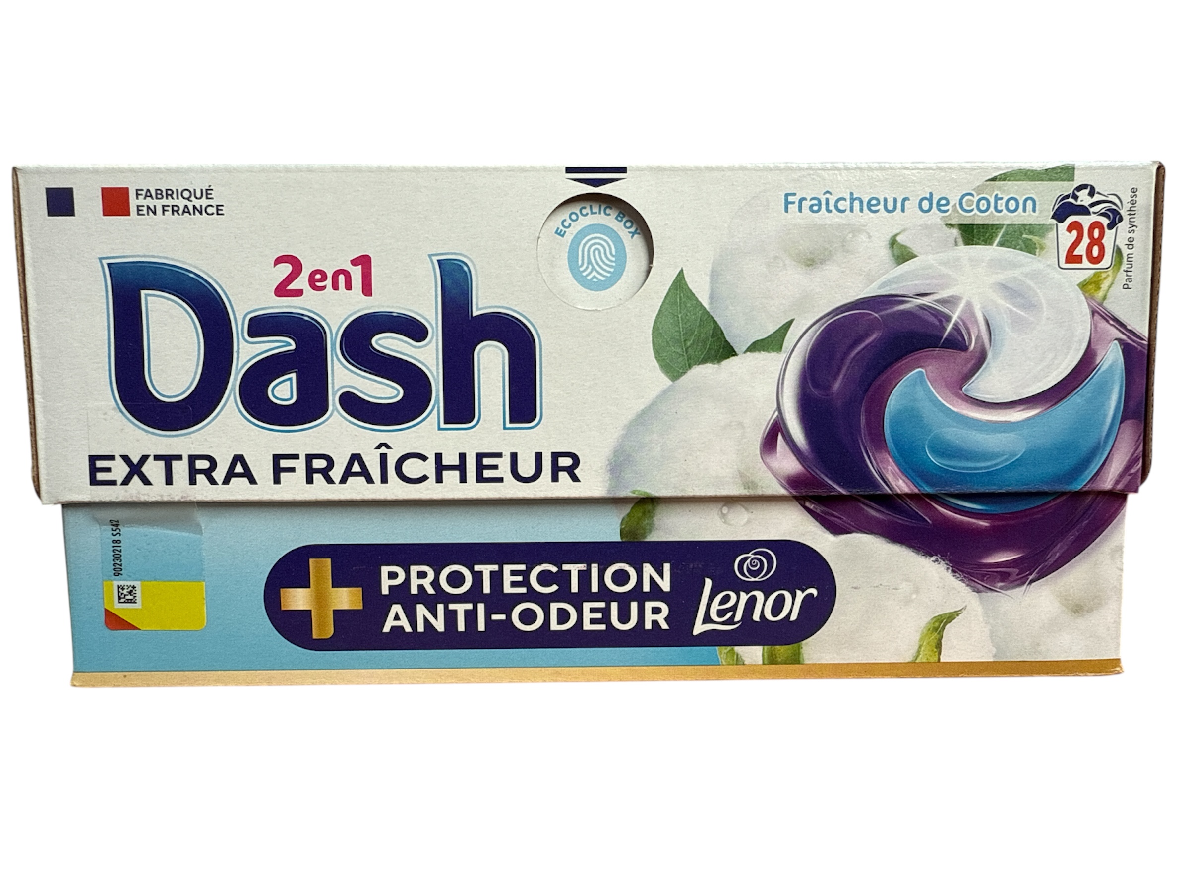 DASH PODS FRAICHEUR DE COTON 28 LAVAGES – Image 1