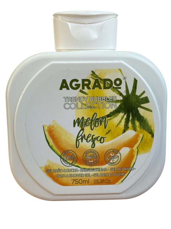 GEL DOUCHE AGRADO MELON 750 ML