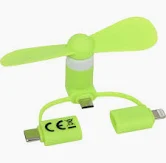 VENTILATEUR VERT POUR TÉLÉPHONE, TABLETTE ...