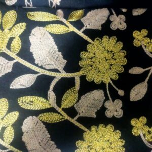 ECHARPE BRODE BURTON NOIR – Image 3