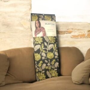 ECHARPE BRODE BURTON NOIR