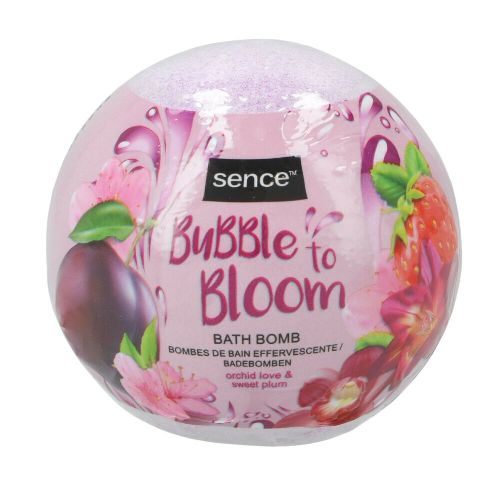 Boule de bain violet orchidée & prune douce – Image 1