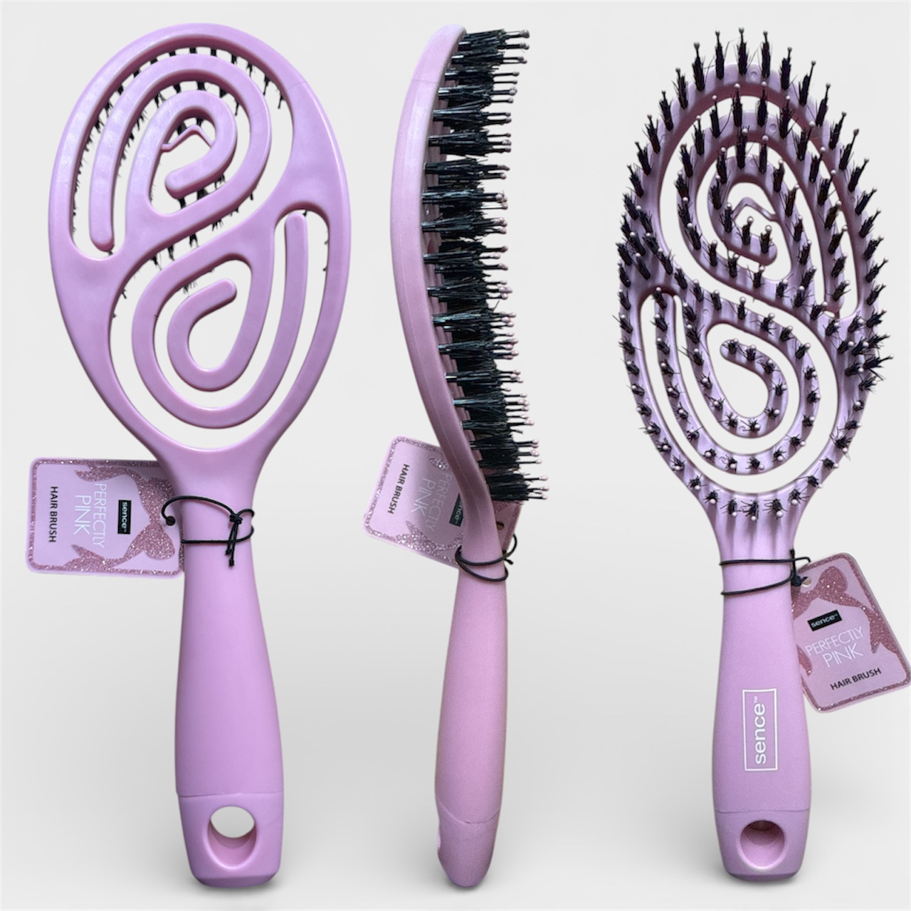 BROSSE CHEVEUX ROSE CLAIR – Image 1
