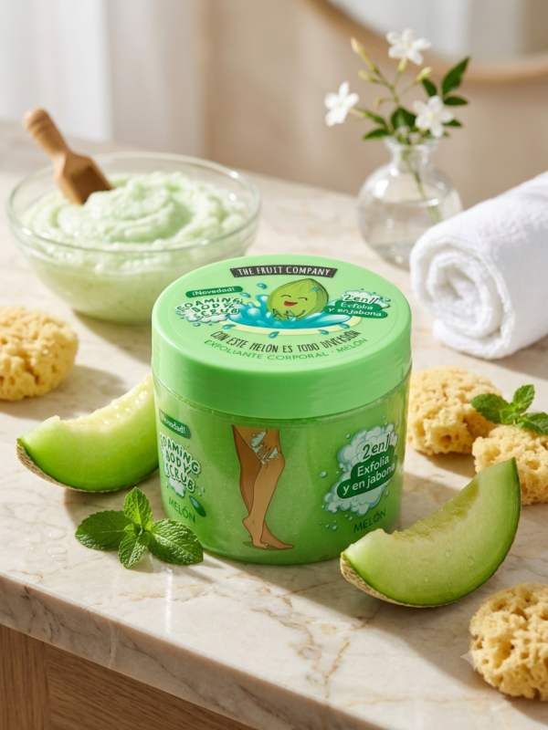🍈 Savon 2 en 1 ~ exfoliant corporelle melon (400 ml)