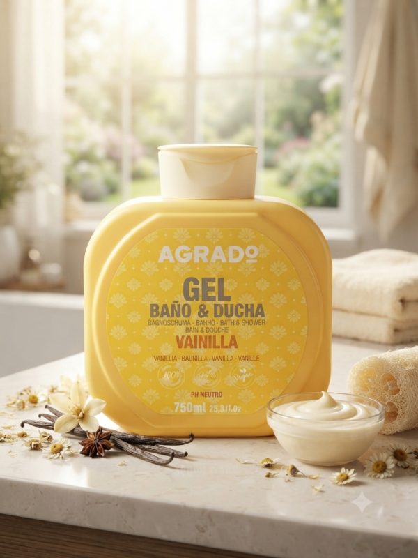 🍦 Gel douche Agrado ~ vanille 750 ml