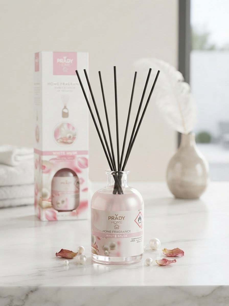 🌸 Mikado: Diffuseur de Parfum PRADY HOME "Musk Blanc" 🌸 – Image 1