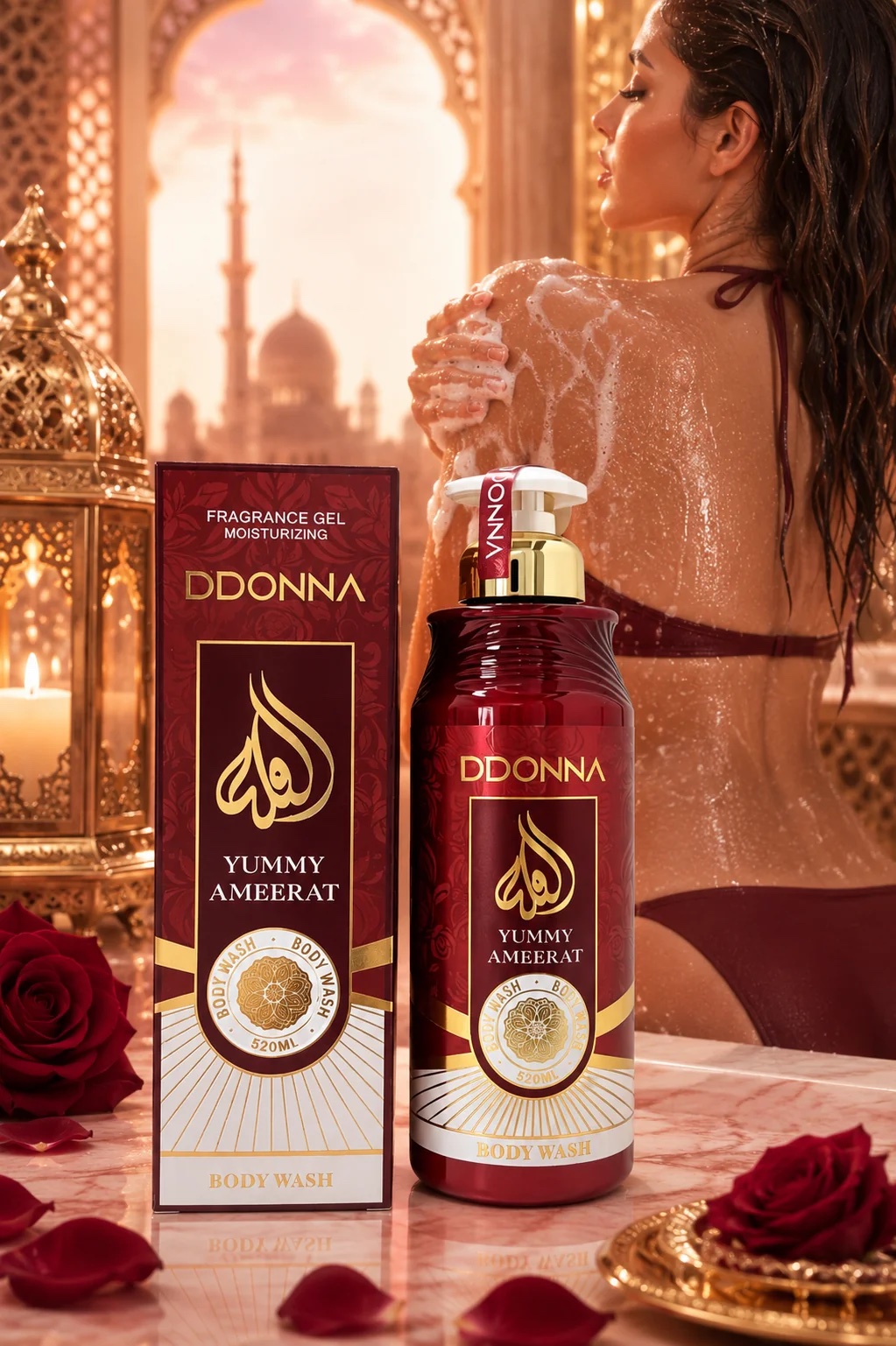 GEL DOUCHE D’DONNA YUMMY EMIRATE 520 ML 🤎 – Image 1